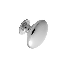 Second Nature - Shaw Cupboard Knob - Polished Chrome