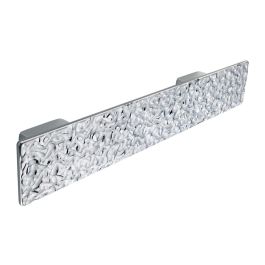 Second Nature - Kensington Textured Cupboard Handle - Polished Chrome - Centres 128mm